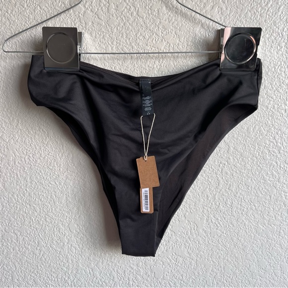 Skims Signature Swim MID WAIST BOTTOMS - Onyx - L - Picture 3 of 7